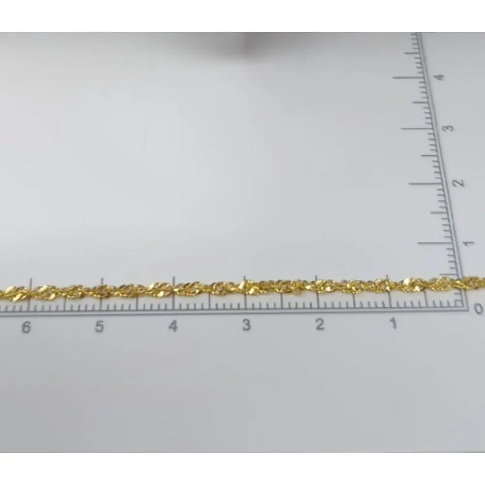MiLor Italy 14K Yellow Gold Chain Necklace – 20”, 1.43g, Hallmarked